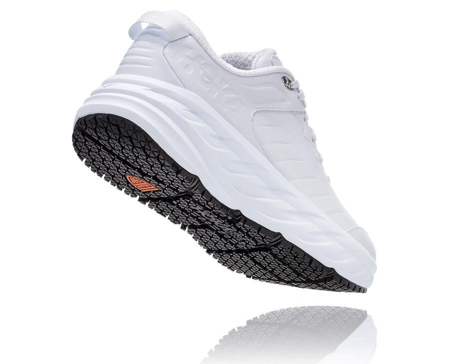 Tenis Hoka One One Mujer Blancos - Bondi Sr - ILGU71280